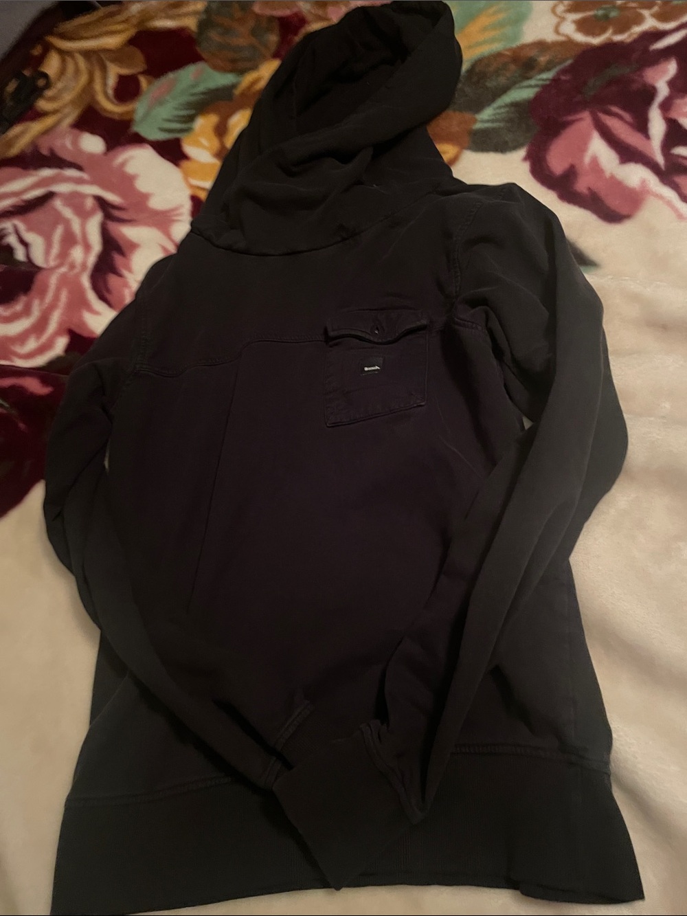 Bench. Men’s Size M Black Hoodie - No Pull String